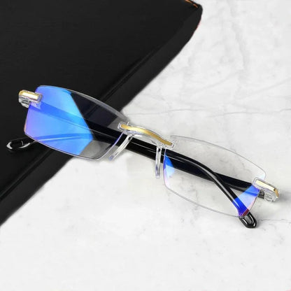 Gafas Titanium TR90 con protección UV400 - ¡Livianas, sin marco y con estuche! - LA SEGUNDA UNIDAD POR SOLO + Q82,70