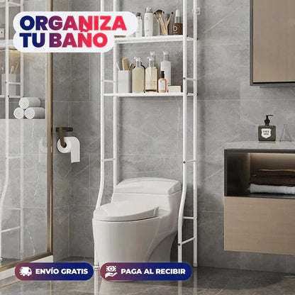 Estante Organizador para Baño 3 Niveles - LA SEGUNDA UNIDAD A MITAD DE PRECIO