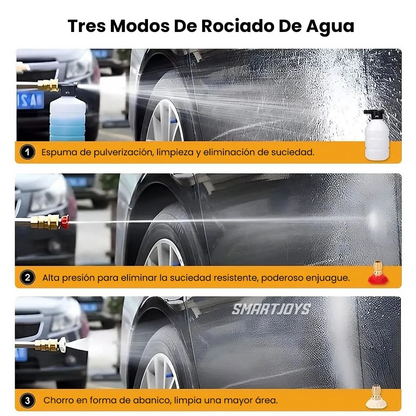 Hidrolavadora Inalámbrica con MALETÍN! + 8 ITENS Y 2 BATERÍAS DE REGALO