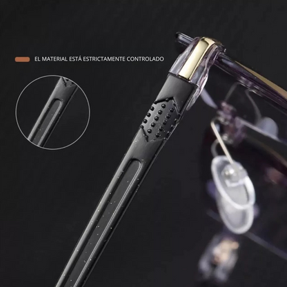 Gafas Titanium TR90 con protección UV400 - ¡Livianas, sin marco y con estuche! - LA SEGUNDA UNIDAD POR SOLO + Q82,70