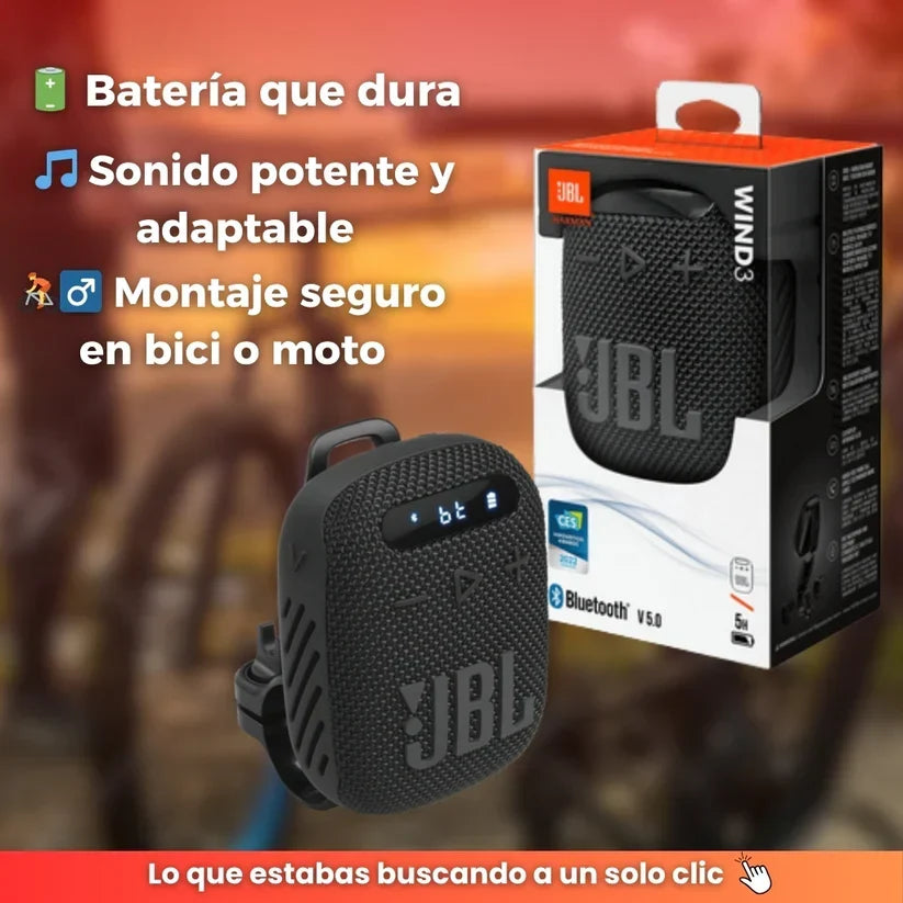 TU COMPAÑERO DE VIAJE - JBL Wind 3 Portatil con un 50% OFF SOLO HOY