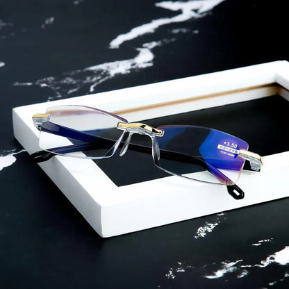 Gafas Titanium TR90 con protección UV400 - ¡Livianas, sin marco y con estuche! - LA SEGUNDA UNIDAD POR SOLO + Q82,70